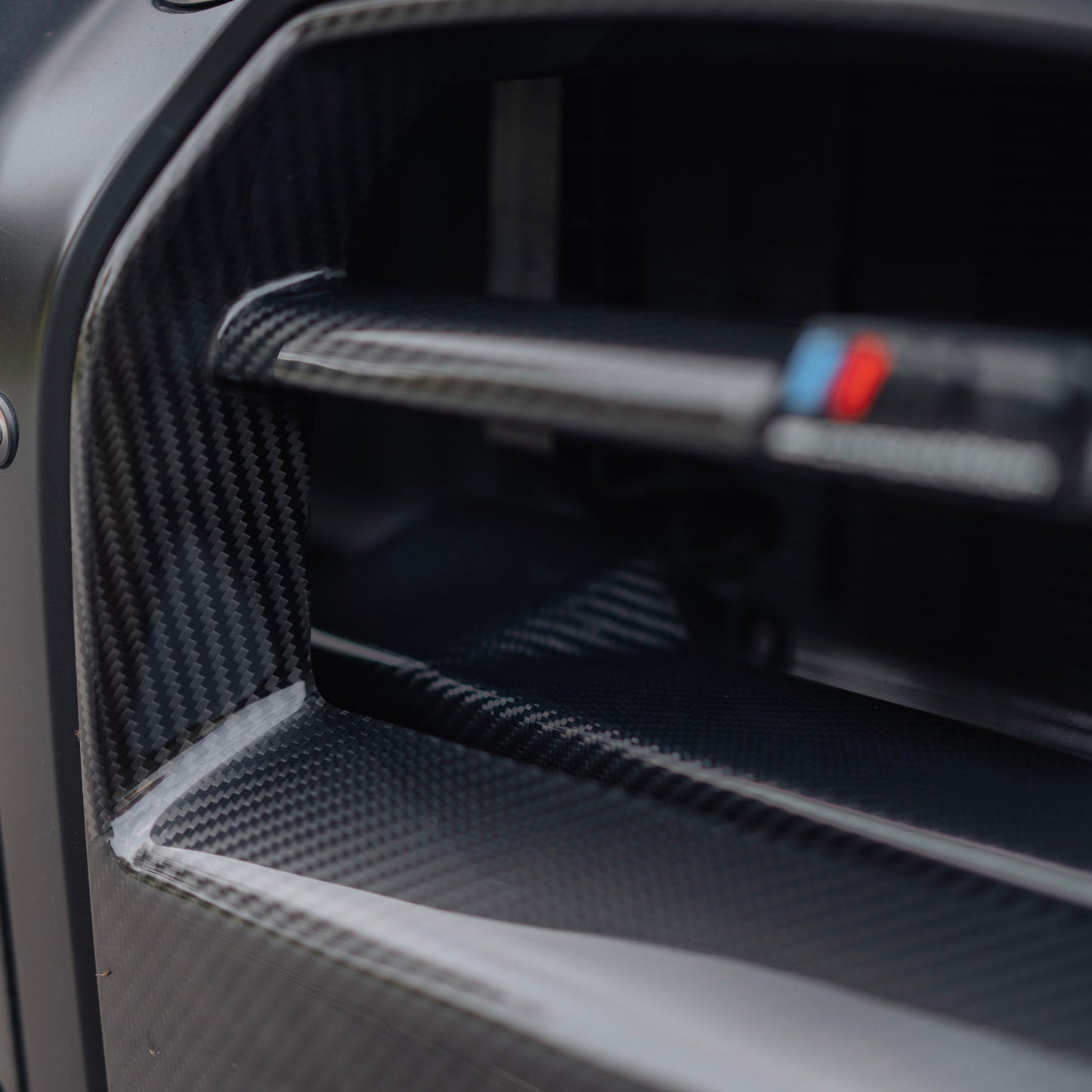BMW G80 G81 M3 & G82 G83 M4 Pre-Preg Carbon Fibre Foam Crash Bar Cover by TRE (2021+)