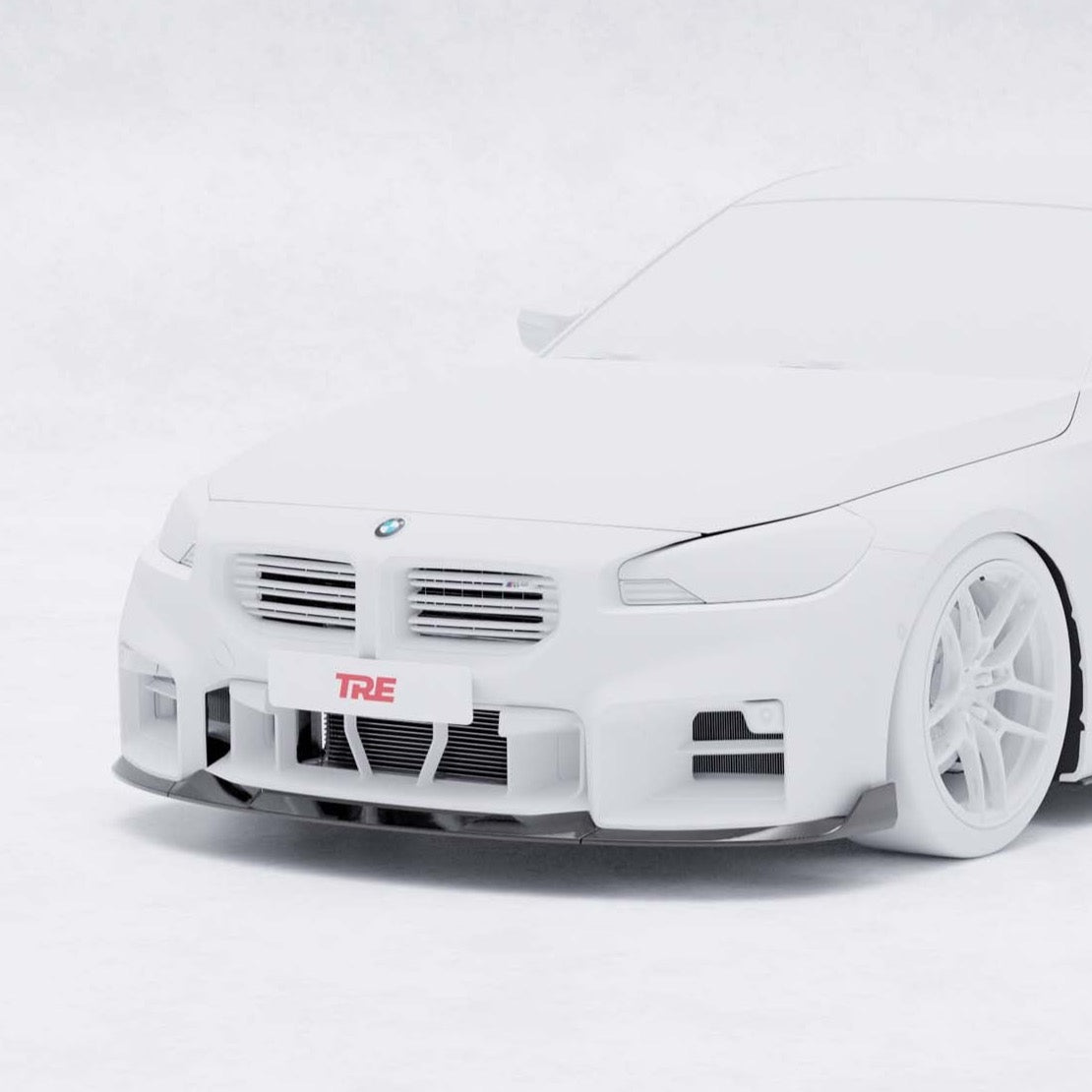 BMW G87 M2 TR87 Carbon Fibre Front Splitter by TRE (2023+, G87), Front Lips & Splitters, TRE - AUTOID | Premium Automotive Accessories