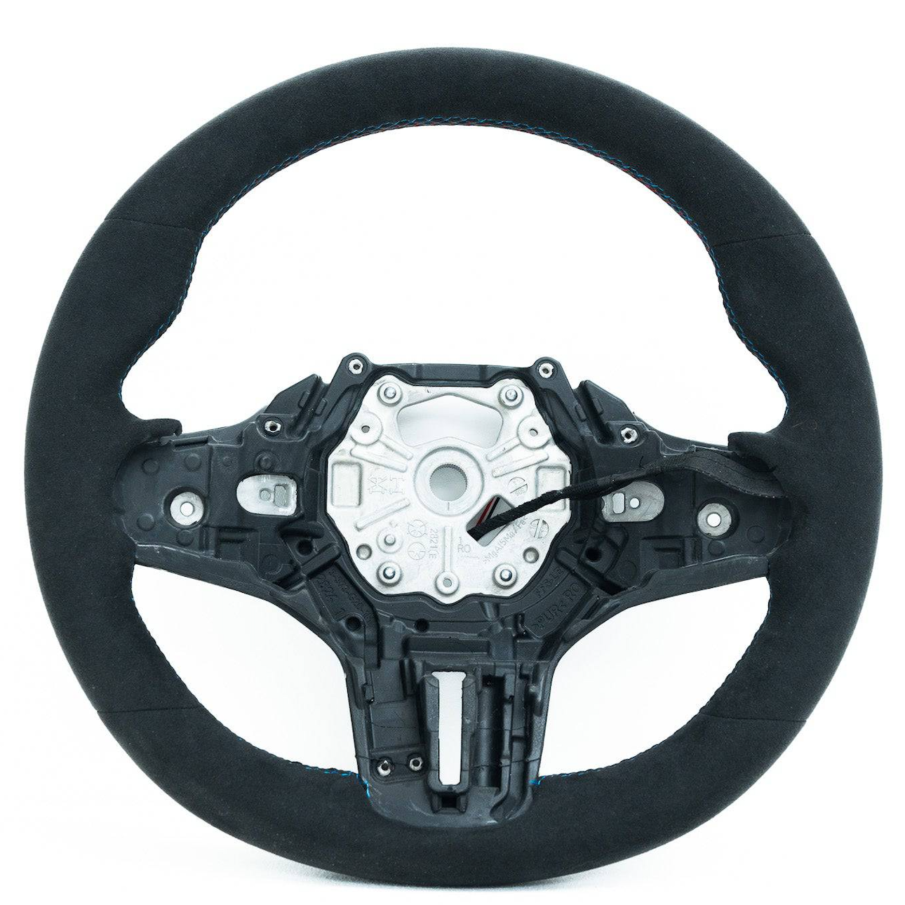 BMW 2 Series G42, 3 Series G20, M2 G87, M3 G80, M4 G82 Full Alcantara Steering Wheel by TRE (2018+)