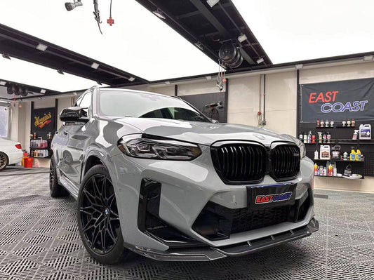 BMW X3M LCI F97 Pre - Preg Carbon Fibre Front Splitter by TRE (2022+) - AUTOID - Front Lips & Splitters - TRE