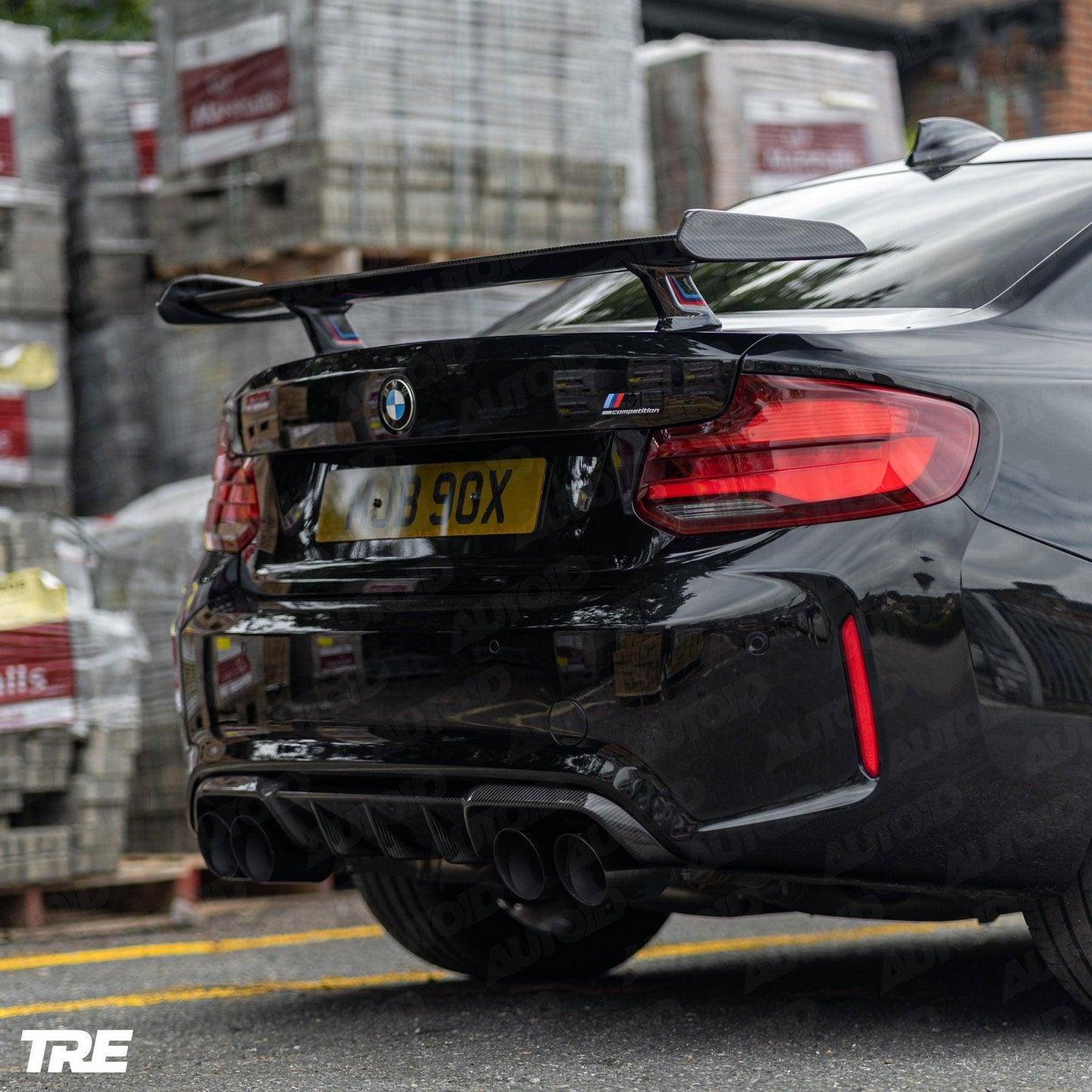 TRE Pre-preg Carbon Fibre Rear Wing for BMW 2 Series & M2 (2014-2021, F22 F87), Rear Wings, TRE - AUTOID | Premium Automotive Accessories
