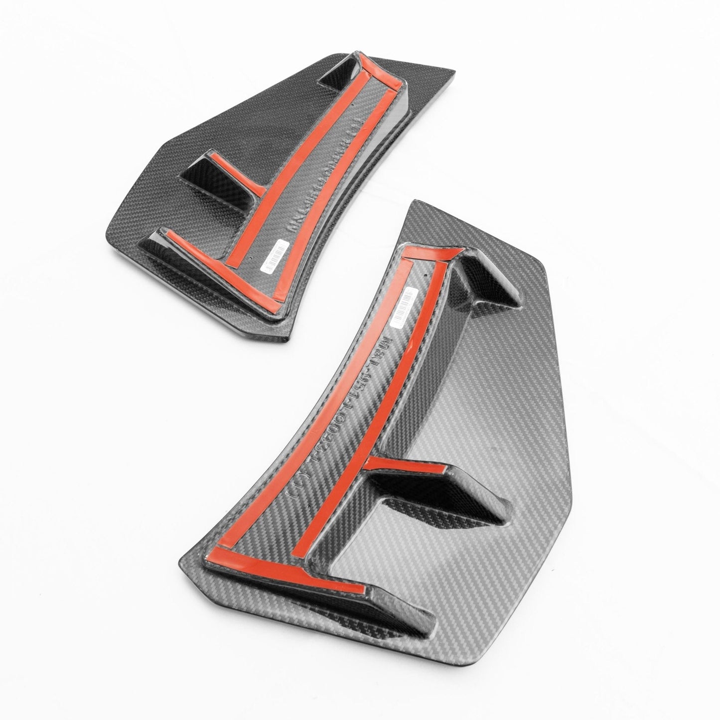 Audi R8 4S Facelift LCI Pre - Preg Carbon Fibre Rear Bumper Canards by TRE (2021 - 2024) - AUTOID - Bumper Inserts & Trim - TRE