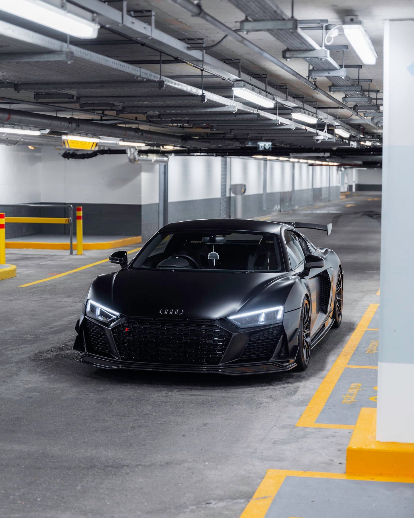 Audi R8 4S Facelift Pre - Preg Carbon Fibre Front Splitter by TRE - AUTOID - Front Lips & Splitters - TRE