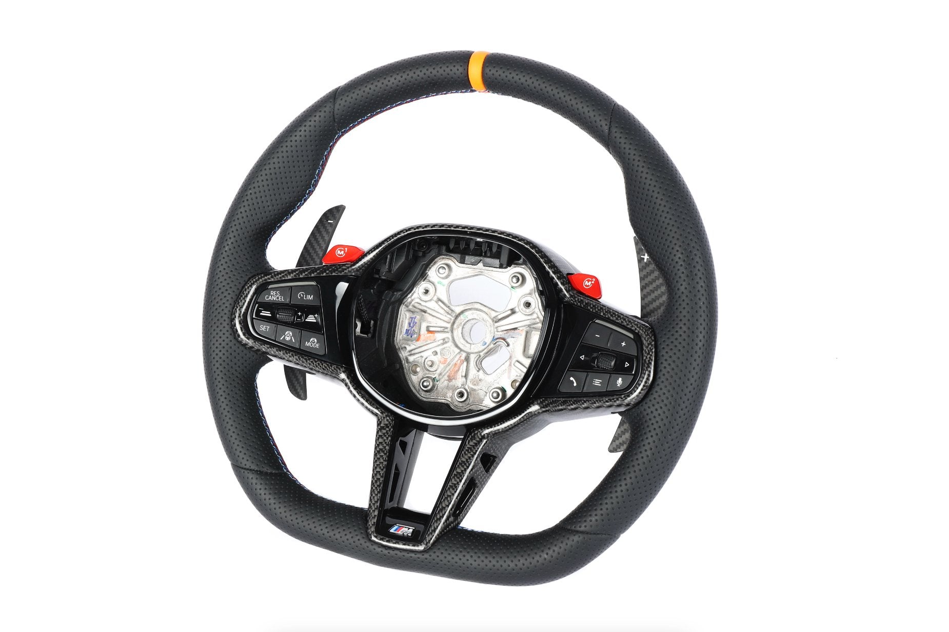 BMW 2 Series G42, M2 G87, M3 G80, M4 G82 Facelift Carbon Fibre Steering Wheel by TRE - AUTOID - Steering Wheels - TRE