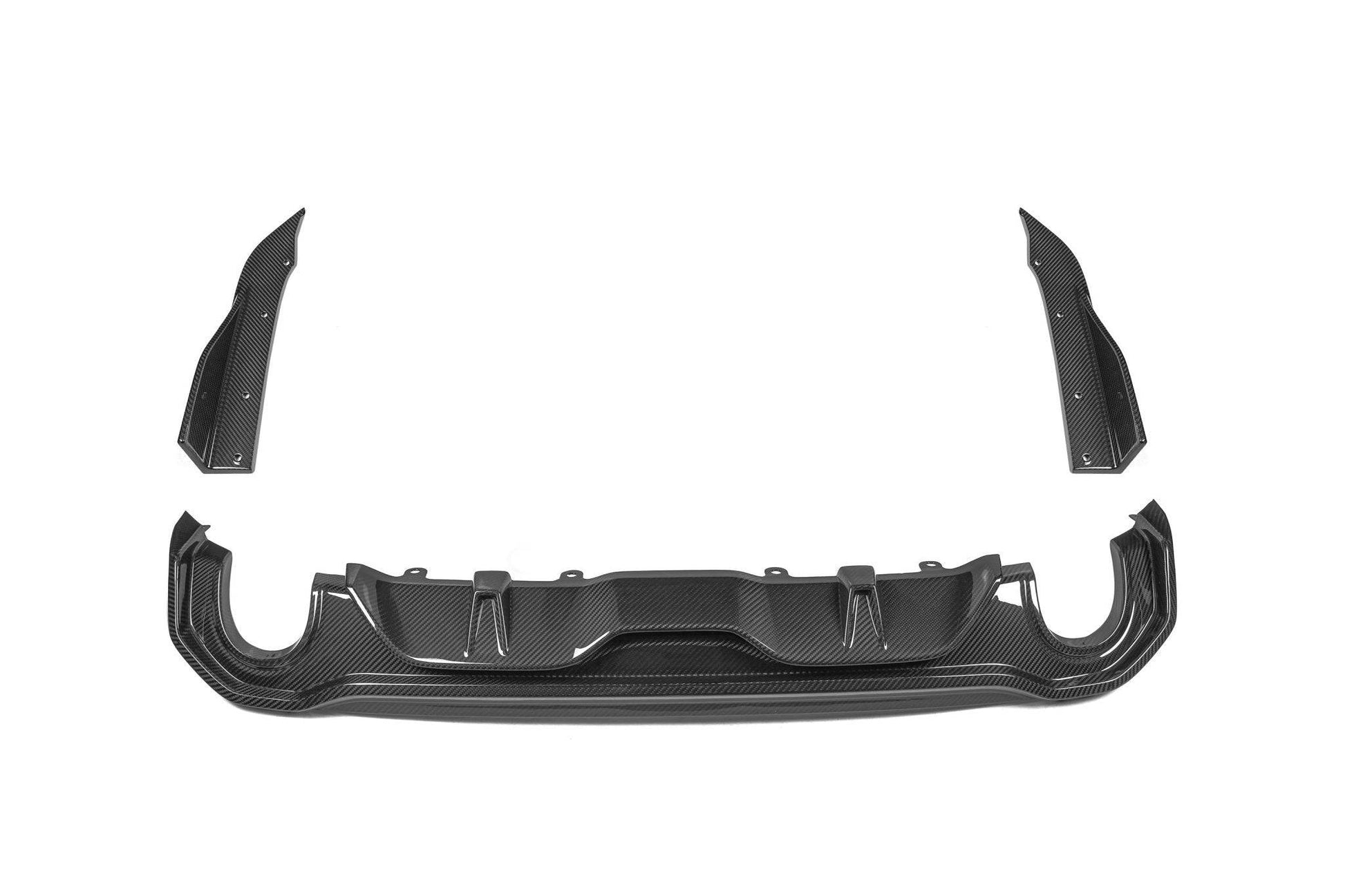 BMW 4 Series Gran Coupe G26 Pre - Preg Carbon Fibre Rear Diffuser Set by TRE (2021+) - AUTOID - Rear Diffusers - TRE