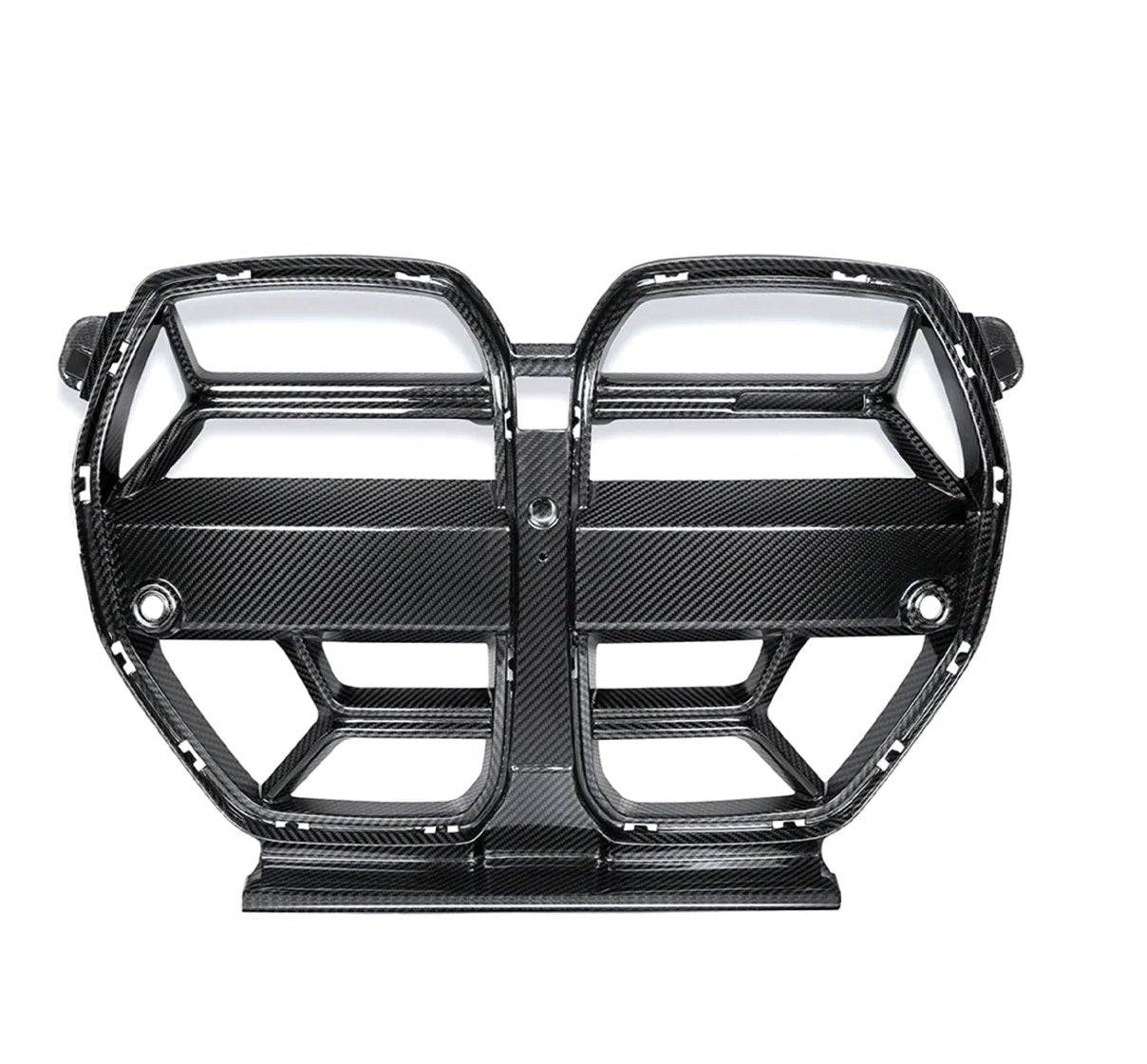 BMW G80 G81 M3 & G82 G83 M4 Pre - Preg Carbon Fibre CSL Front Kidney Grilles with ACC Fitment by TRE (2021+) - AUTOID - Front Grille - TRE