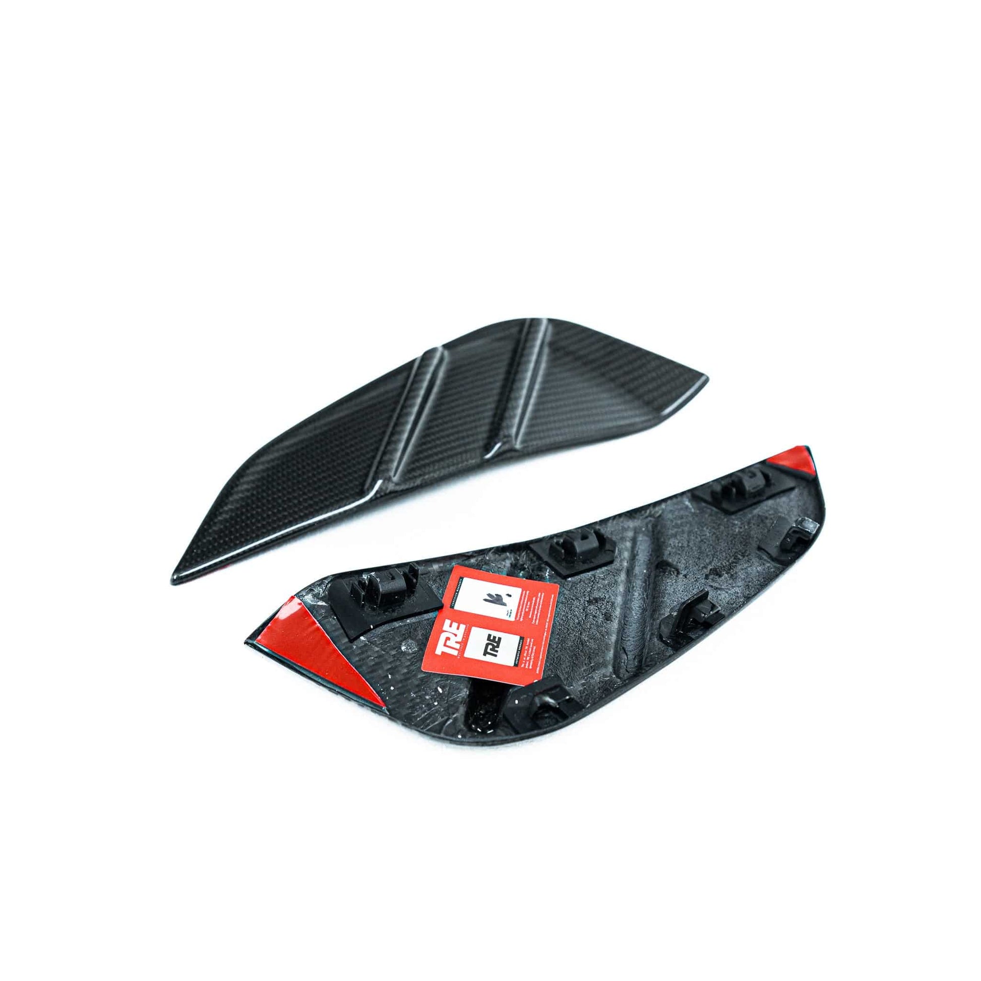 BMW G80 G81 M3 & G82 G83 M4 Pre - Preg Carbon Fibre Side Fender Badge Covers by TRE (2021+) - AUTOID - Fender Trim - TRE