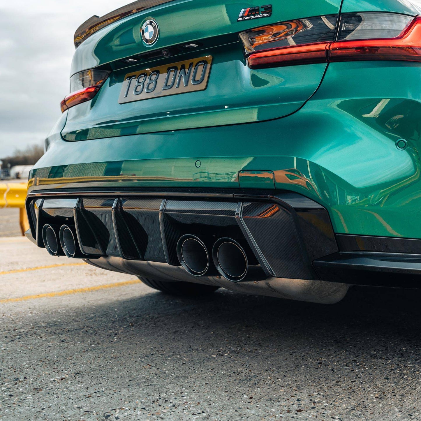 BMW G80 M3 & G82 M4 Pre-Preg Carbon Fibre OEM Style Rear Diffuser by TRE (2021+), Rear Diffusers, TRE - AUTOID | Premium Automotive Accessories