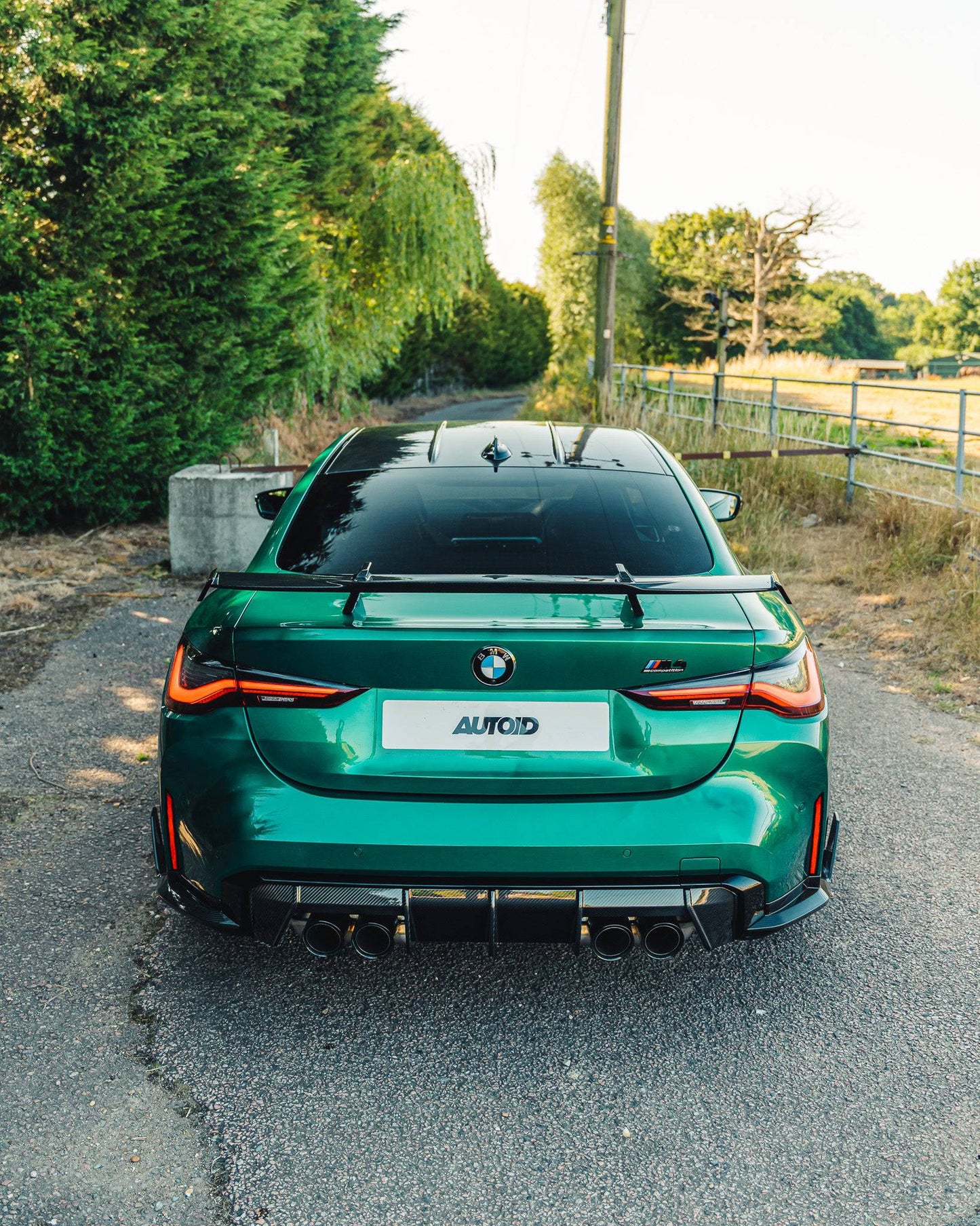 BMW G80 M3 & G82 M4 Pre - Preg Carbon Fibre Rear Spoiler Wing by TRE (2021+) - AUTOID - Rear Wings - TRE