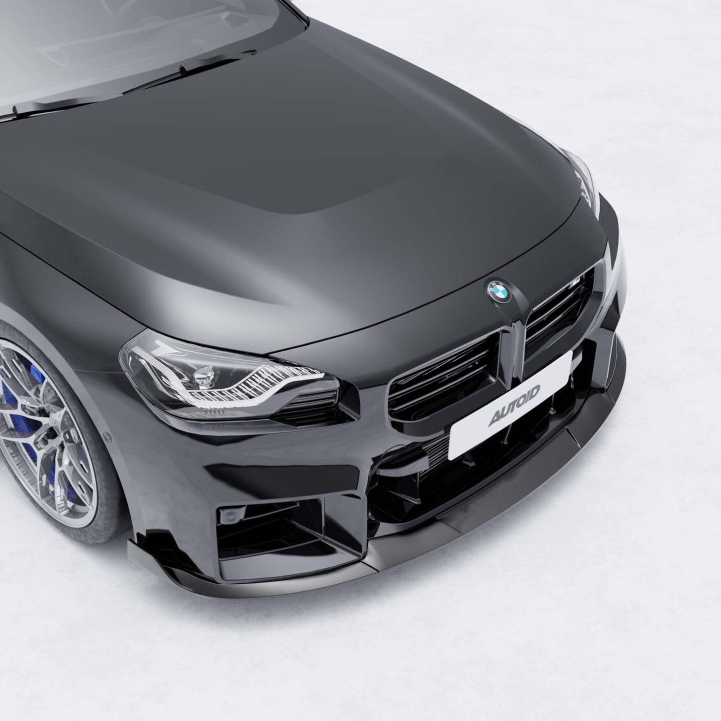 BMW G87 M2 TR87 Carbon Fibre Front Splitter with Winglets by TRE (2023+) - AUTOID - Front Lips & Splitters - TRE