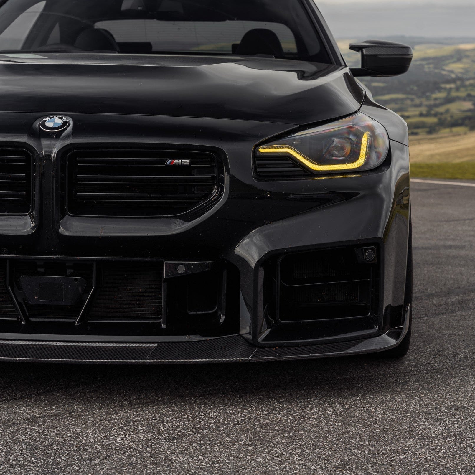 BMW G87 M2 TR87 Carbon Fibre Front Splitter with Winglets by TRE (2023+) - AUTOID - Front Lips & Splitters - TRE