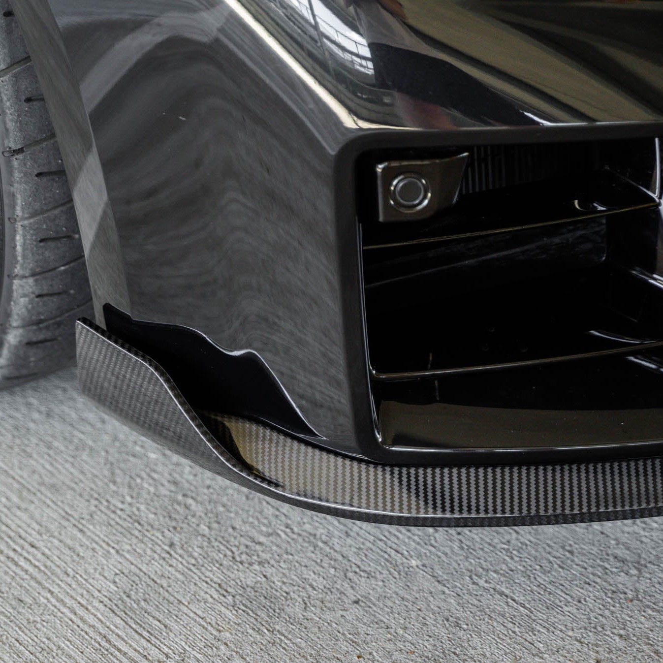 BMW G87 M2 TR87 Carbon Fibre Front Splitter with Winglets by TRE (2023+) - AUTOID - Front Lips & Splitters - TRE