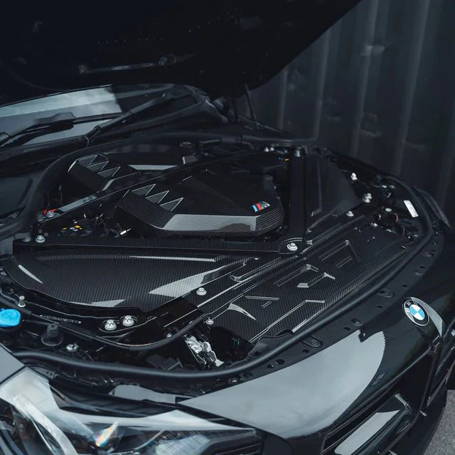 BMW M2 G87, M3 G80 G81 & M4 G82 G83 Pre - Preg Carbon Fibre Cooling Shroud by TRE (2021+) - AUTOID - Vehicle Dress Up Caps & Covers - TRE