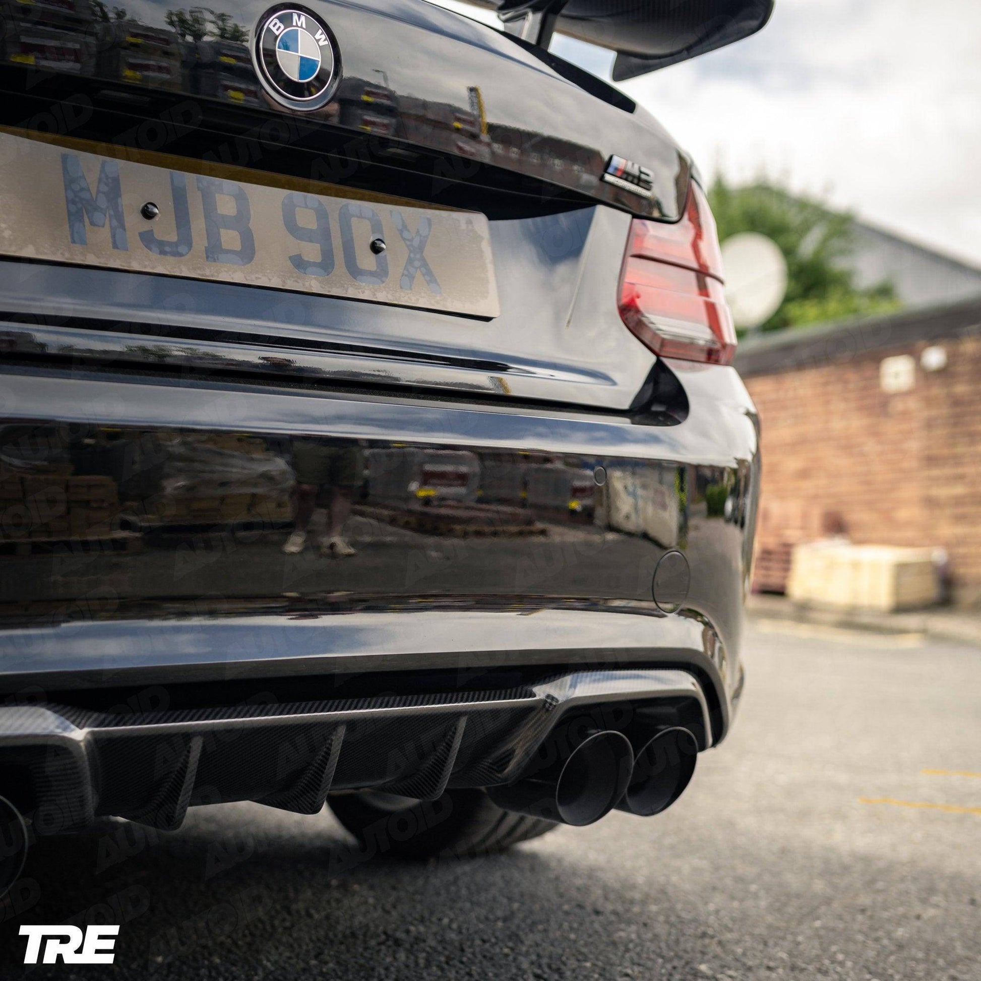 BMW M2 & M2 Competition Pre - preg Carbon Fibre Rear Diffuser by TRE (2015 - 2021) - AUTOID - Rear Diffusers - TRE