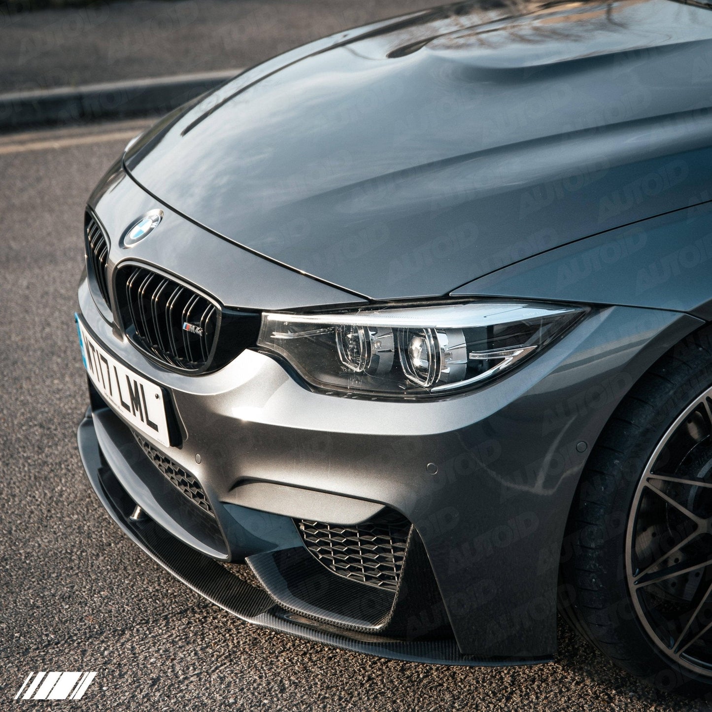 BMW M3 F80 & M4 F82 Pre - Preg Carbon Fibre Front Bumper Inserts by TRE (2014 - 2020) - AUTOID - Bumper Inserts & Trim - TRE