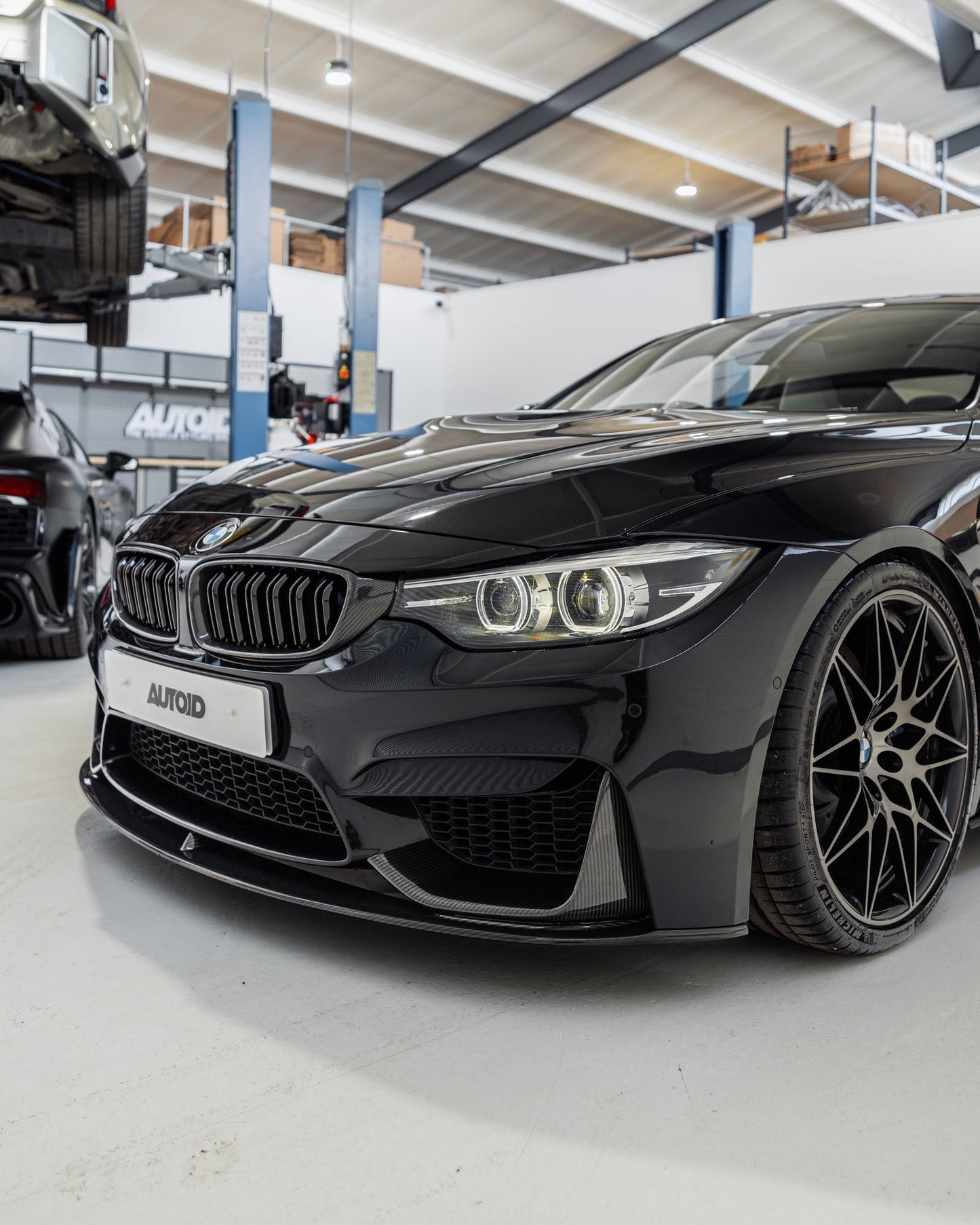 BMW M3 F80 & M4 F82 Pre - Preg Carbon Fibre Front Splitter by TRE (2014 - 2020) - AUTOID - Front Lips & Splitters - TRE