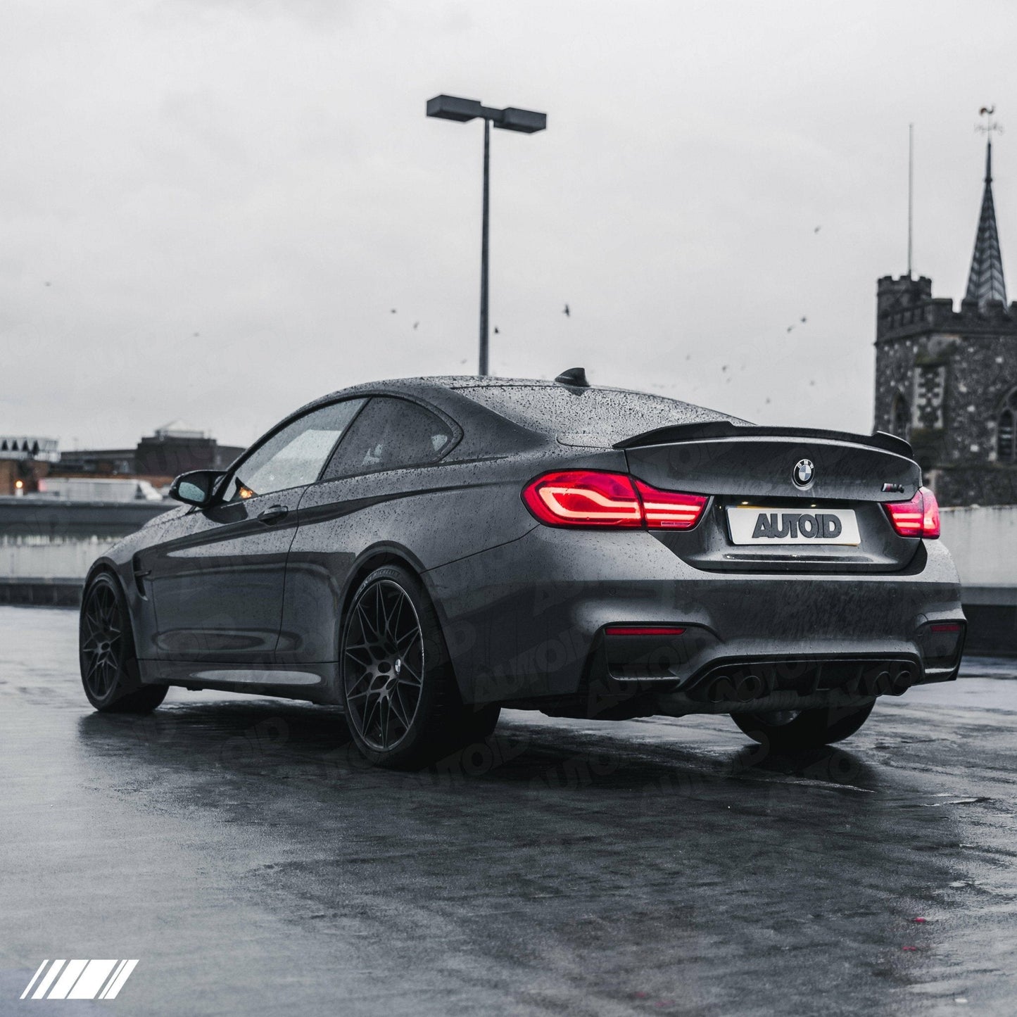 BMW M4 Coupe F82 Pre - Preg Carbon Fibre CS Rear Spoiler by TRE (2014 - 2019) - AUTOID - Rear Spoilers - TRE