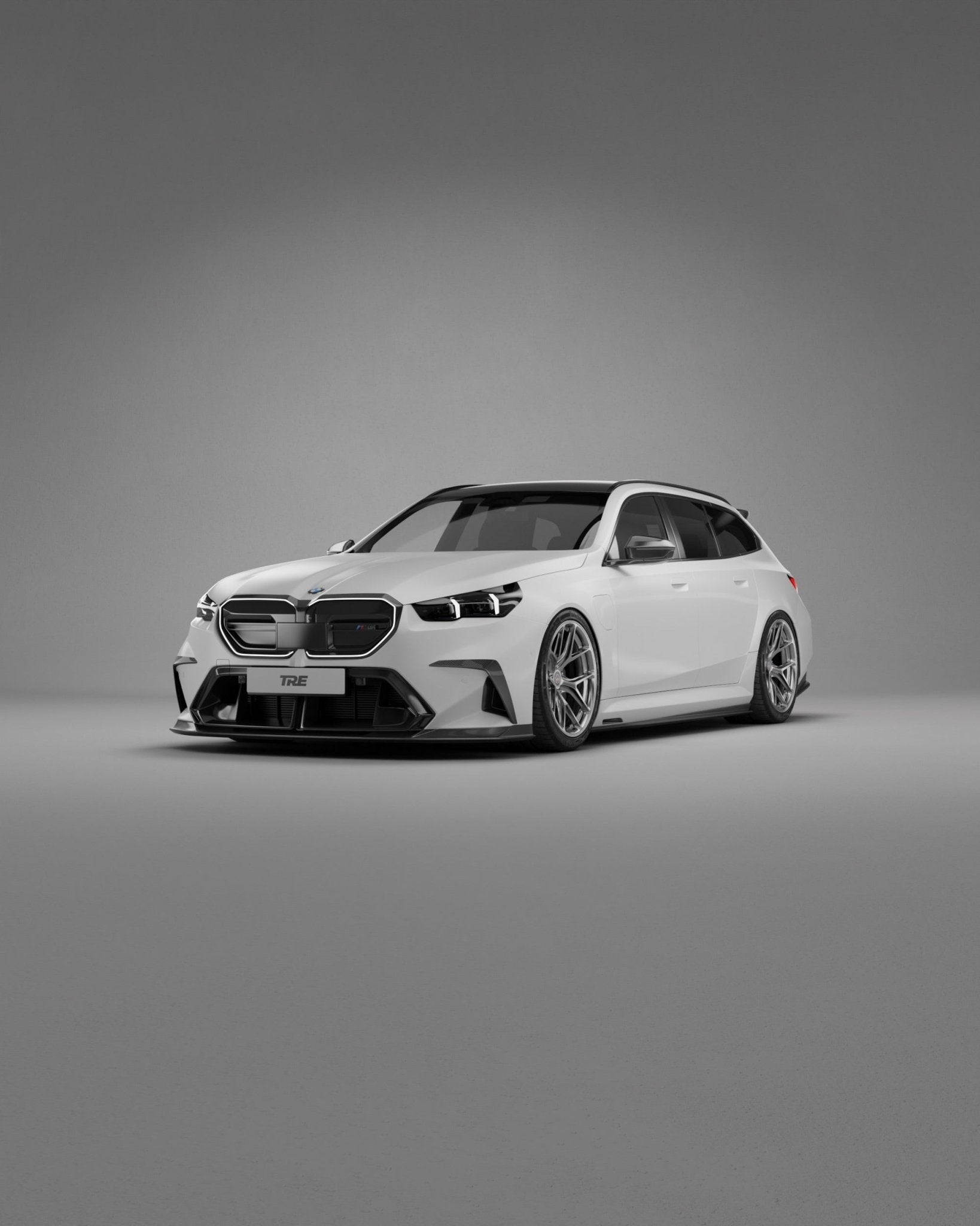 BMW M5 G90 G99 Pre - Preg Carbon Fibre PR - 1 Front Splitter by TRE - AUTOID - Front Lips & Splitters - TRE