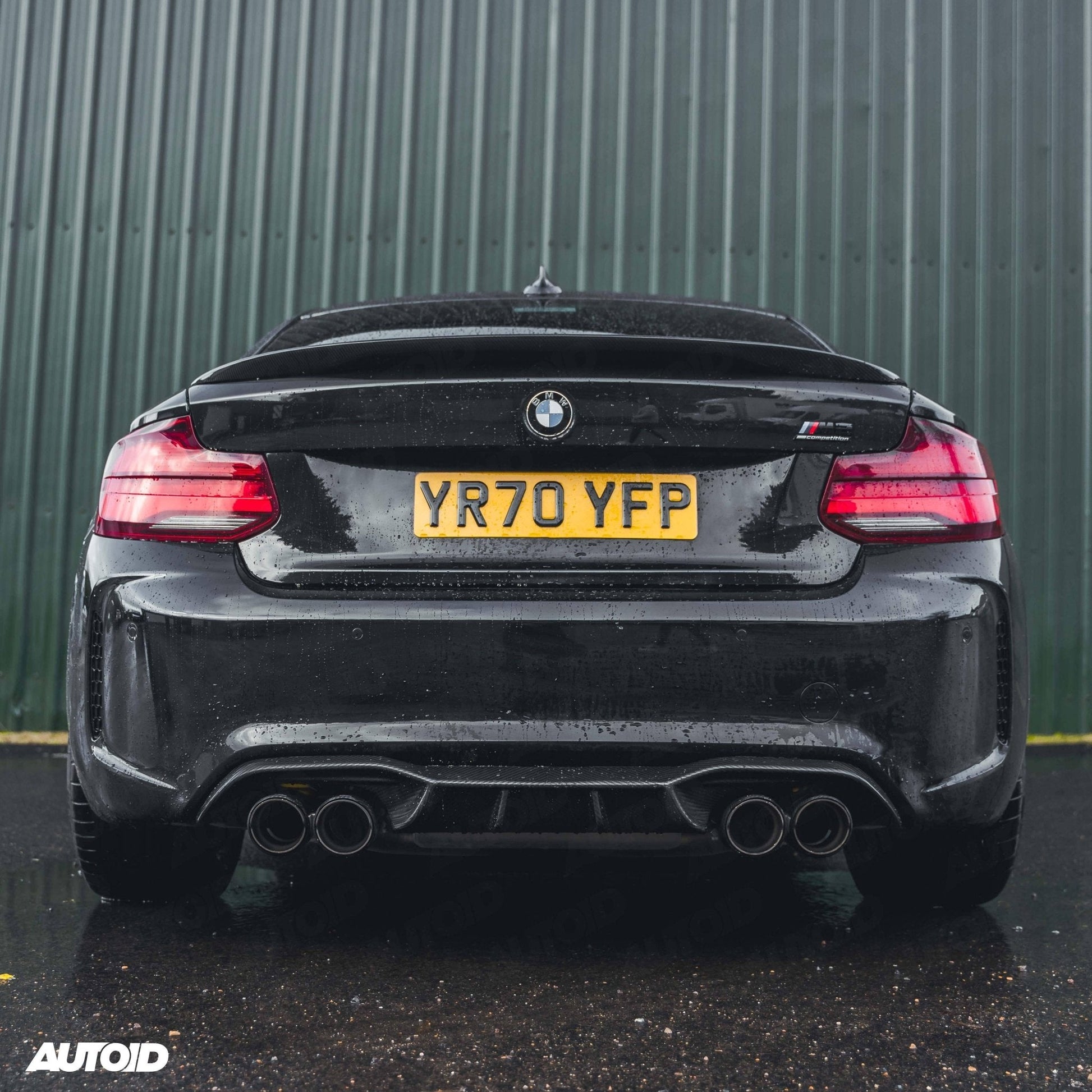 TRE Pre - preg Carbon Fibre Competition Rear Diffuser for BMW M2 & M2 Competition (2015 - 2021, F87) - AUTOID - Rear Diffusers - TRE