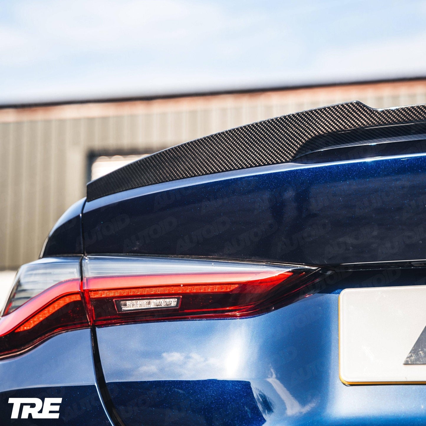 TRE Pre - Preg Carbon Fibre Competition Rear Spoiler for BMW 4 Series & M4 (2020+, G22 G82) - AUTOID - Rear Spoilers - TRE