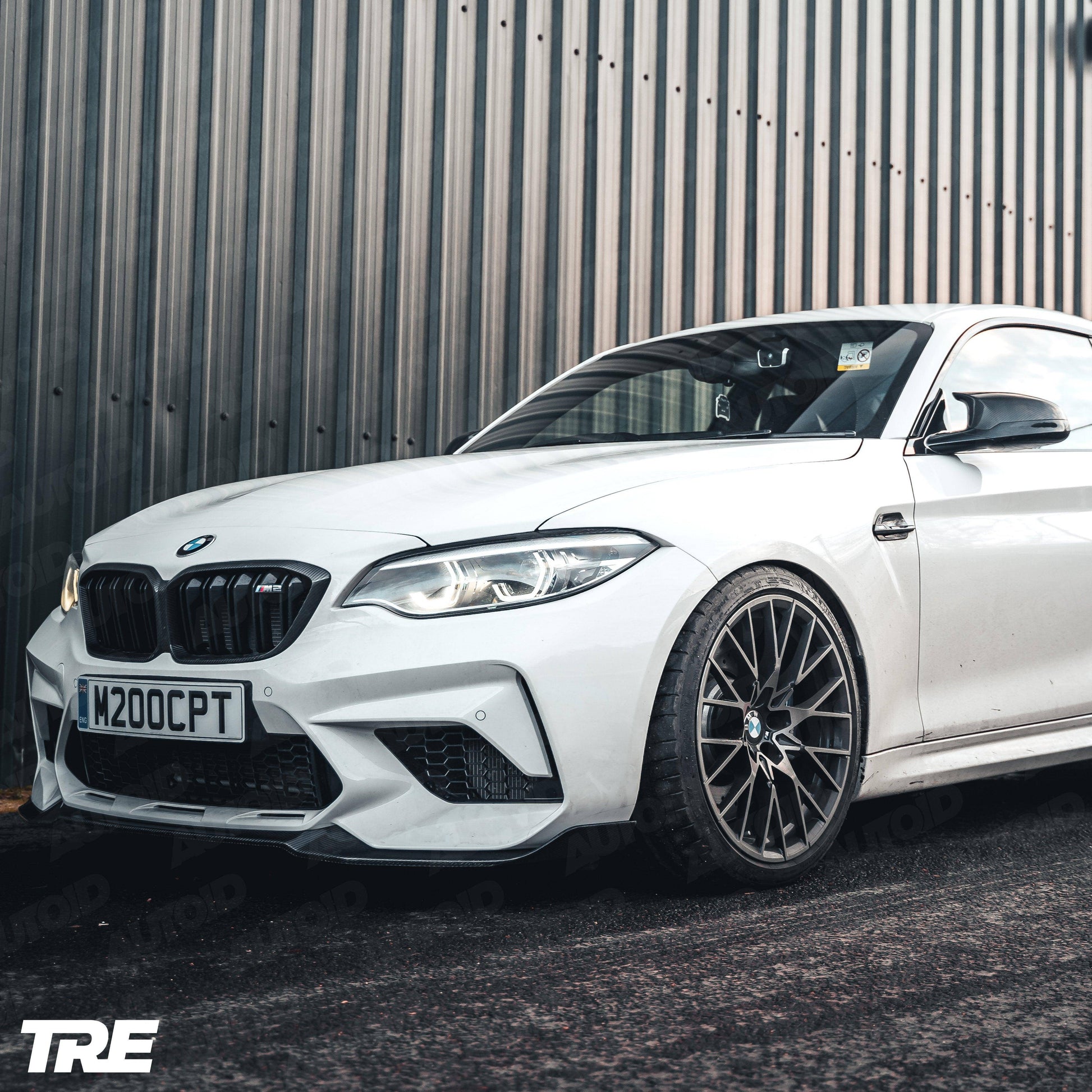 TRE Pre-preg Carbon Fibre CS Front Splitter for BMW M2 Competition (2018-2021, F87), Front Lips & Splitters, TRE - AUTOID | Premium Automotive Accessories