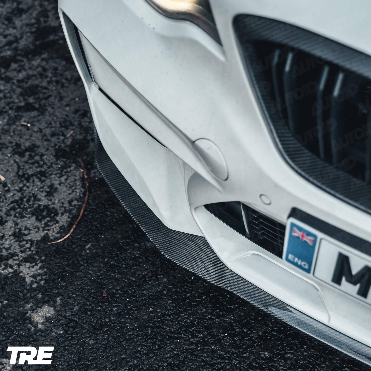 TRE Pre-preg Carbon Fibre CS Front Splitter for BMW M2 Competition (2018-2021, F87), Front Lips & Splitters, TRE - AUTOID | Premium Automotive Accessories