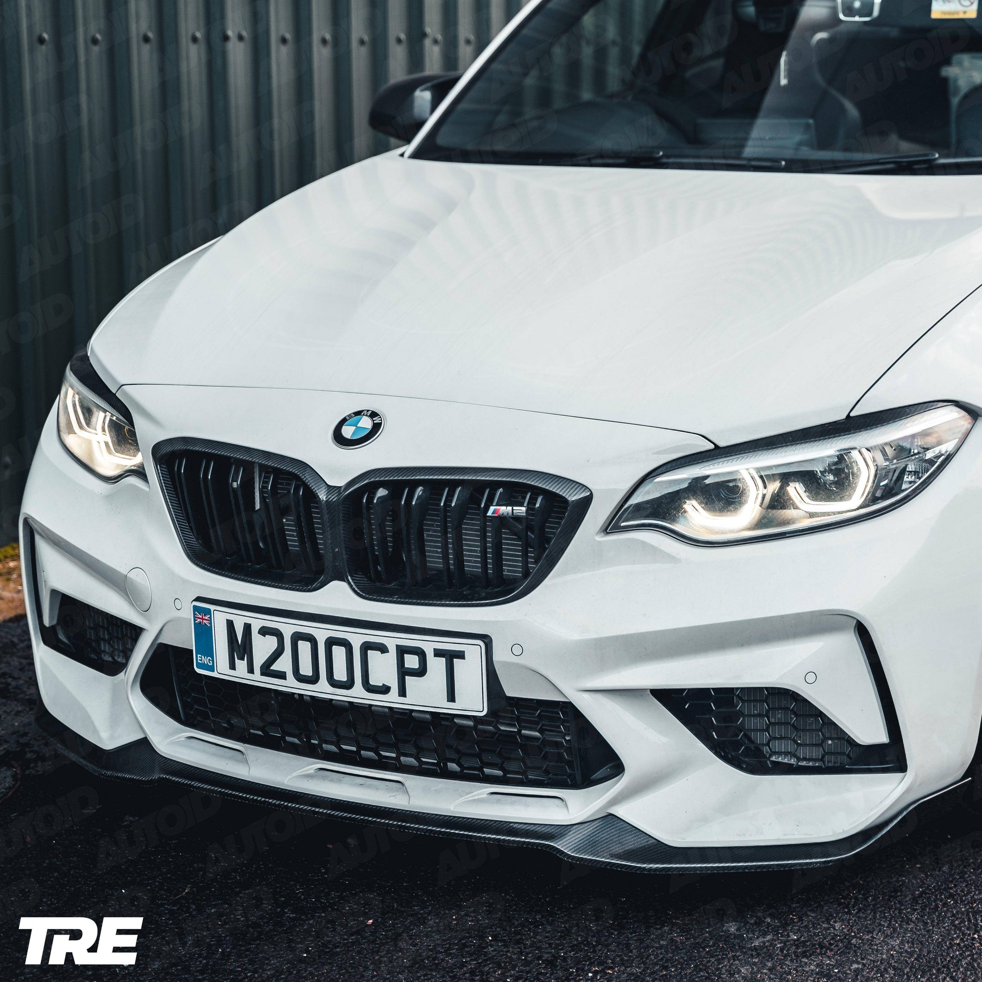 TRE Pre-preg Carbon Fibre CS Front Splitter for BMW M2 Competition (2018-2021, F87), Front Lips & Splitters, TRE - AUTOID | Premium Automotive Accessories