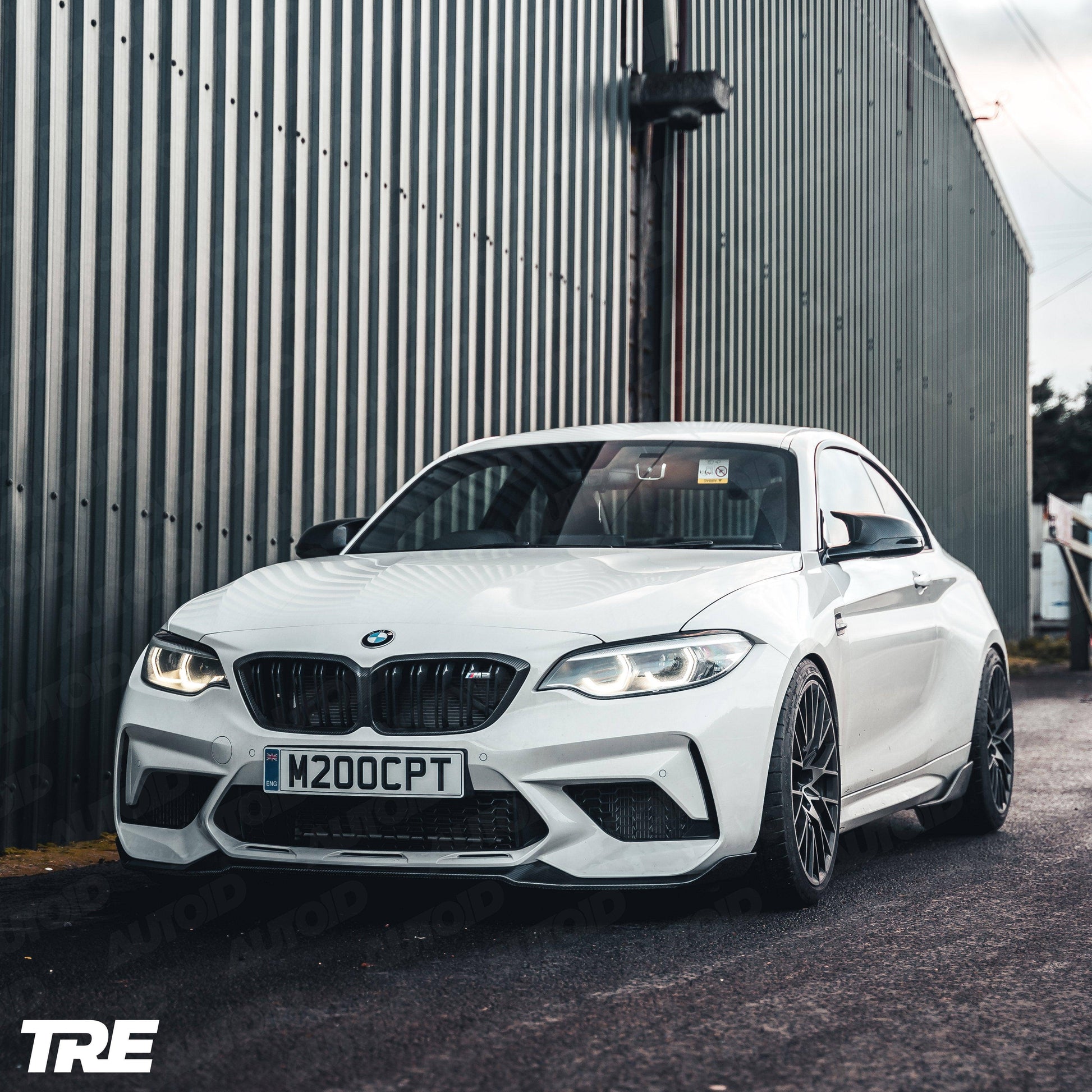 TRE Pre-preg Carbon Fibre CS Front Splitter for BMW M2 Competition (2018-2021, F87), Front Lips & Splitters, TRE - AUTOID | Premium Automotive Accessories