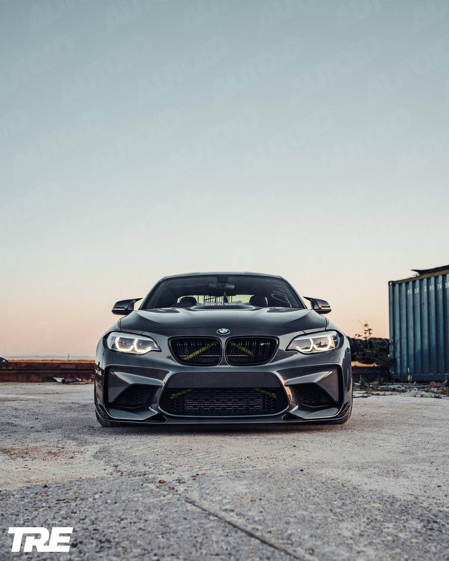 BMW M2 OG F87 Pre-Preg Carbon Fibre Front Splitter by TRE (2015-2018), Front Lips & Splitters, TRE - AUTOID | Premium Automotive Accessories