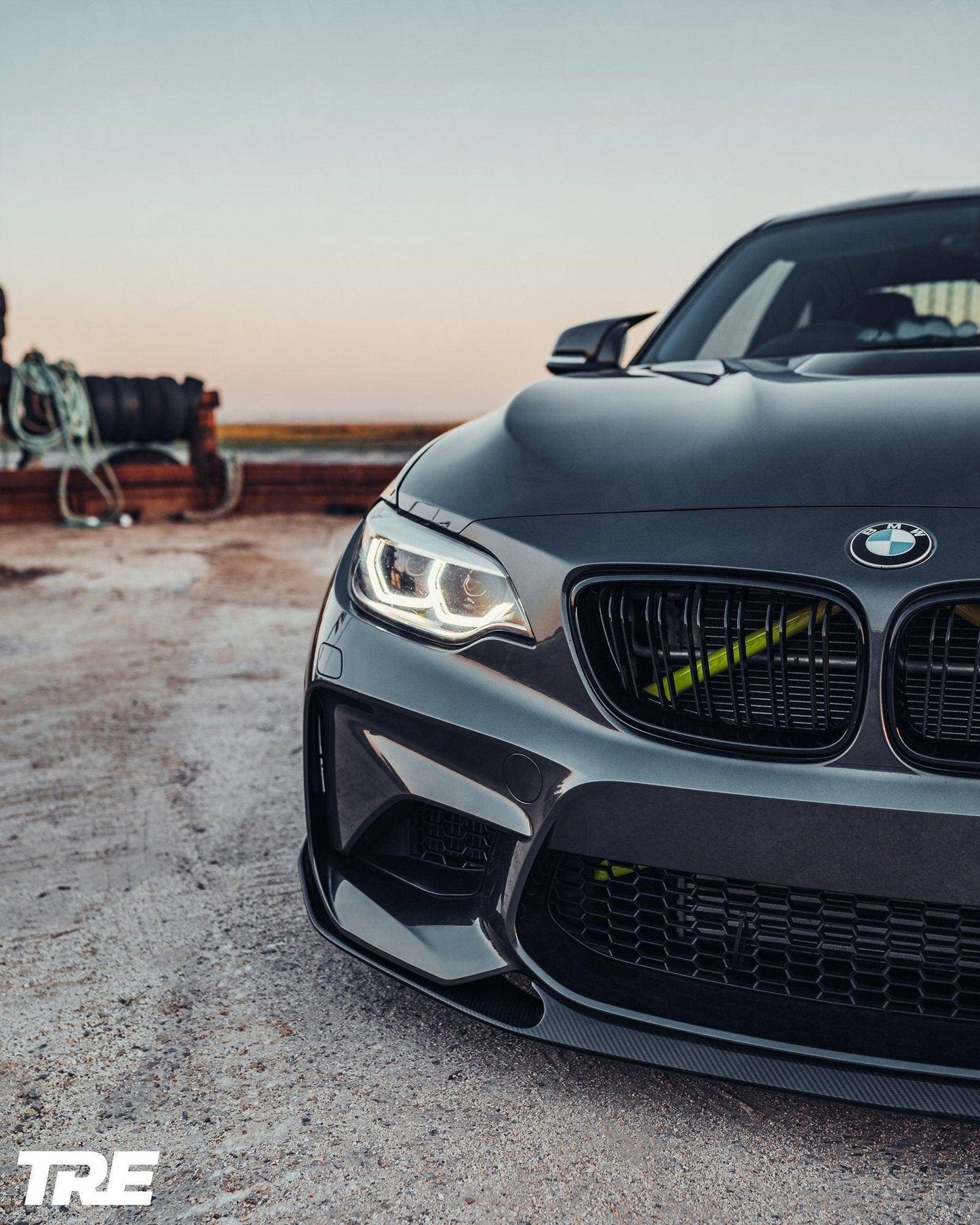 BMW M2 OG F87 Pre-Preg Carbon Fibre Front Splitter by TRE (2015-2018), Front Lips & Splitters, TRE - AUTOID | Premium Automotive Accessories