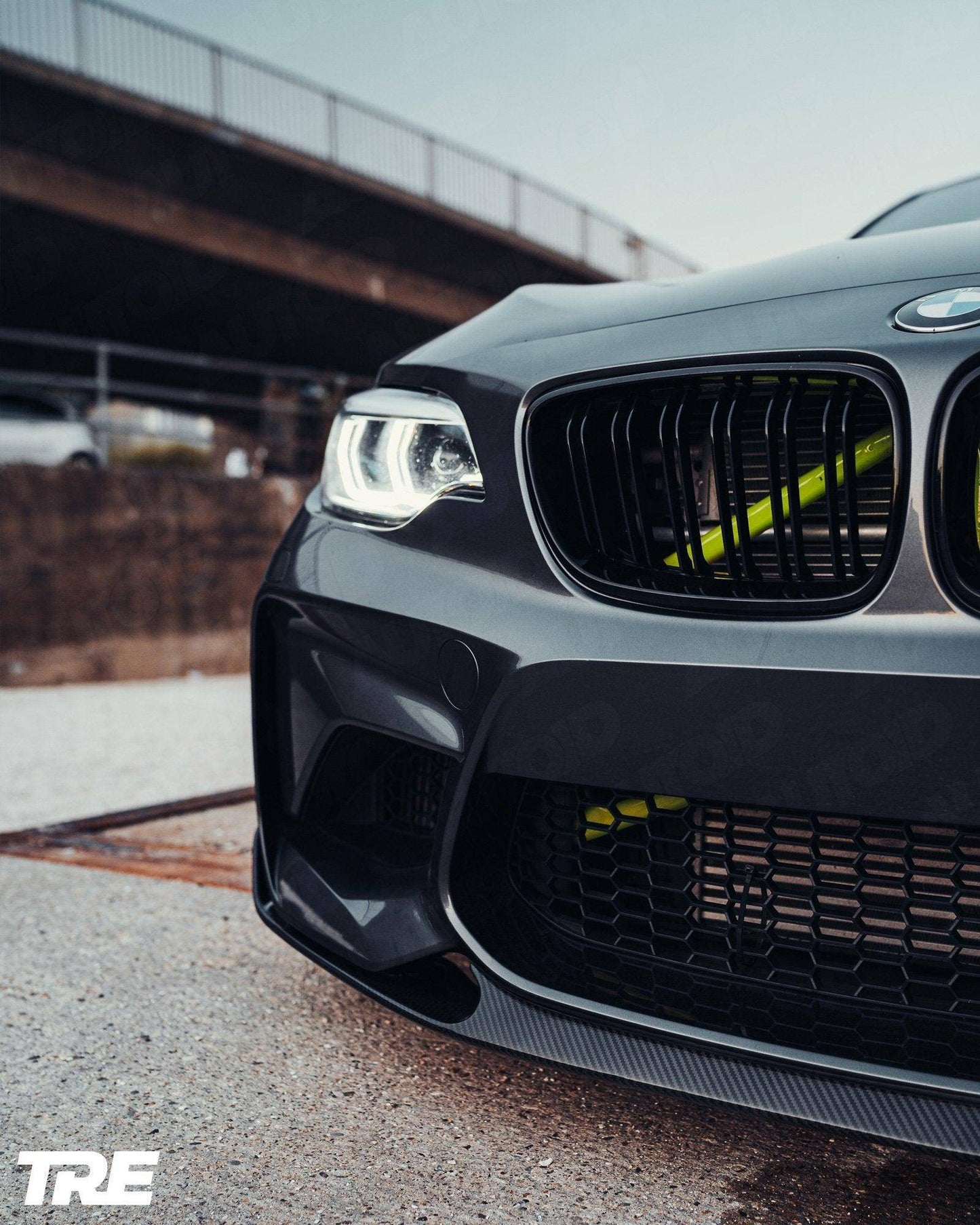 BMW M2 OG F87 Pre-Preg Carbon Fibre Front Splitter by TRE (2015-2018), Front Lips & Splitters, TRE - AUTOID | Premium Automotive Accessories