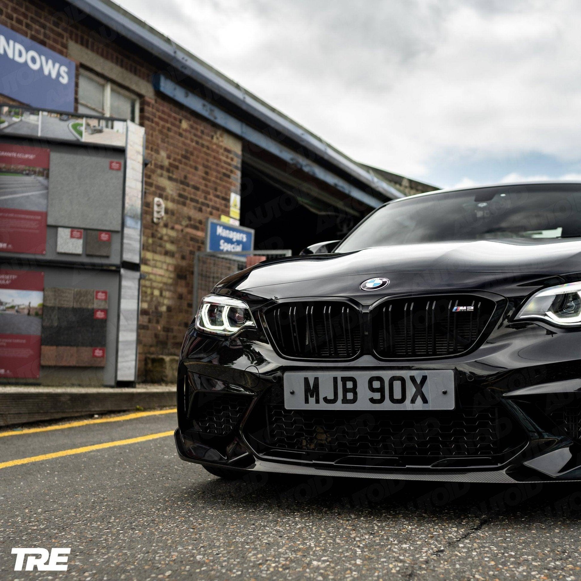 TRE Pre-preg Carbon Fibre Performance Front Splitter for BMW M2 Competition (2018-2021, F87), Front Lips & Splitters, TRE - AUTOID | Premium Automotive Accessories