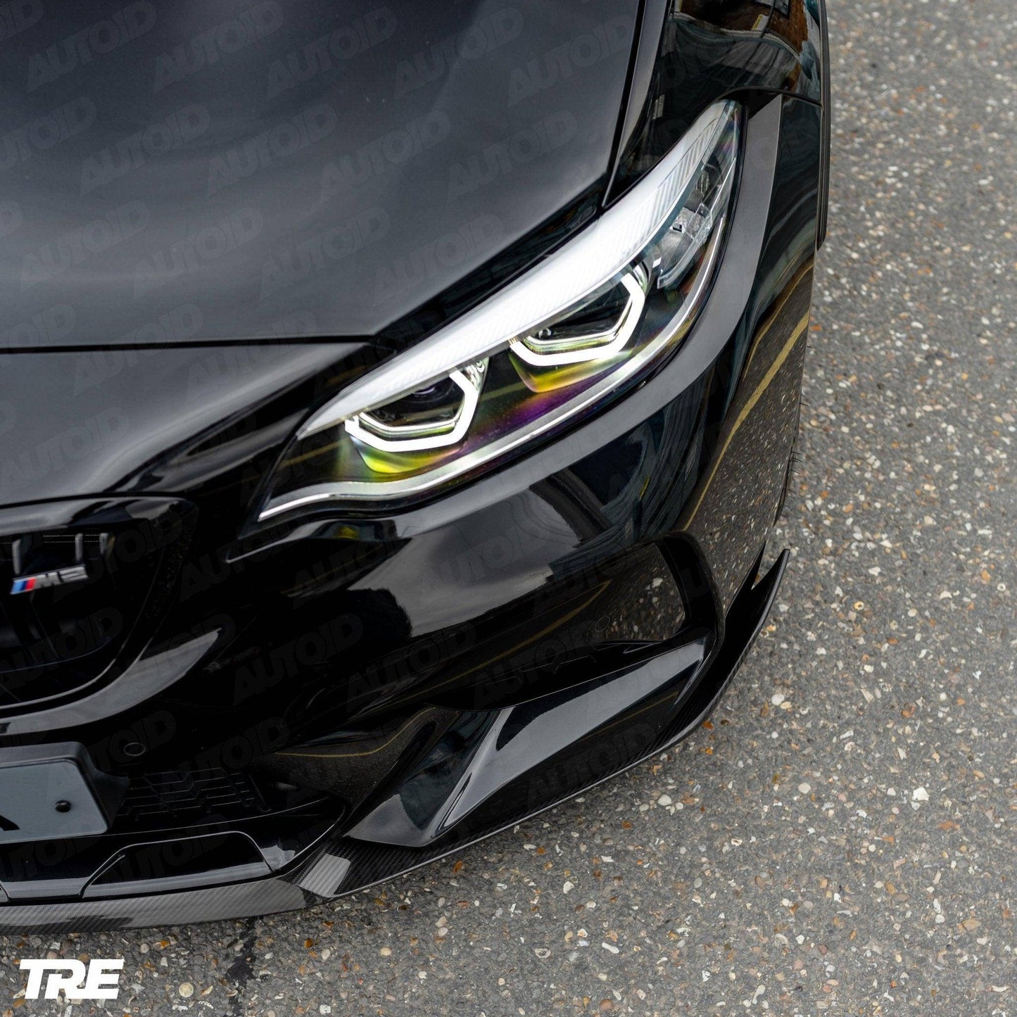 TRE Pre-preg Carbon Fibre Performance Front Splitter for BMW M2 Competition (2018-2021, F87), Front Lips & Splitters, TRE - AUTOID | Premium Automotive Accessories