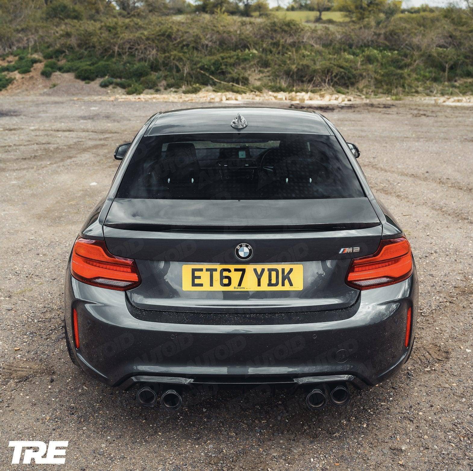 TRE Pre-preg Carbon Fibre Performance Spoiler for BMW 2 Series & M2 (2014-2021, F22 F87), Rear Spoilers, TRE - AUTOID | Premium Automotive Accessories