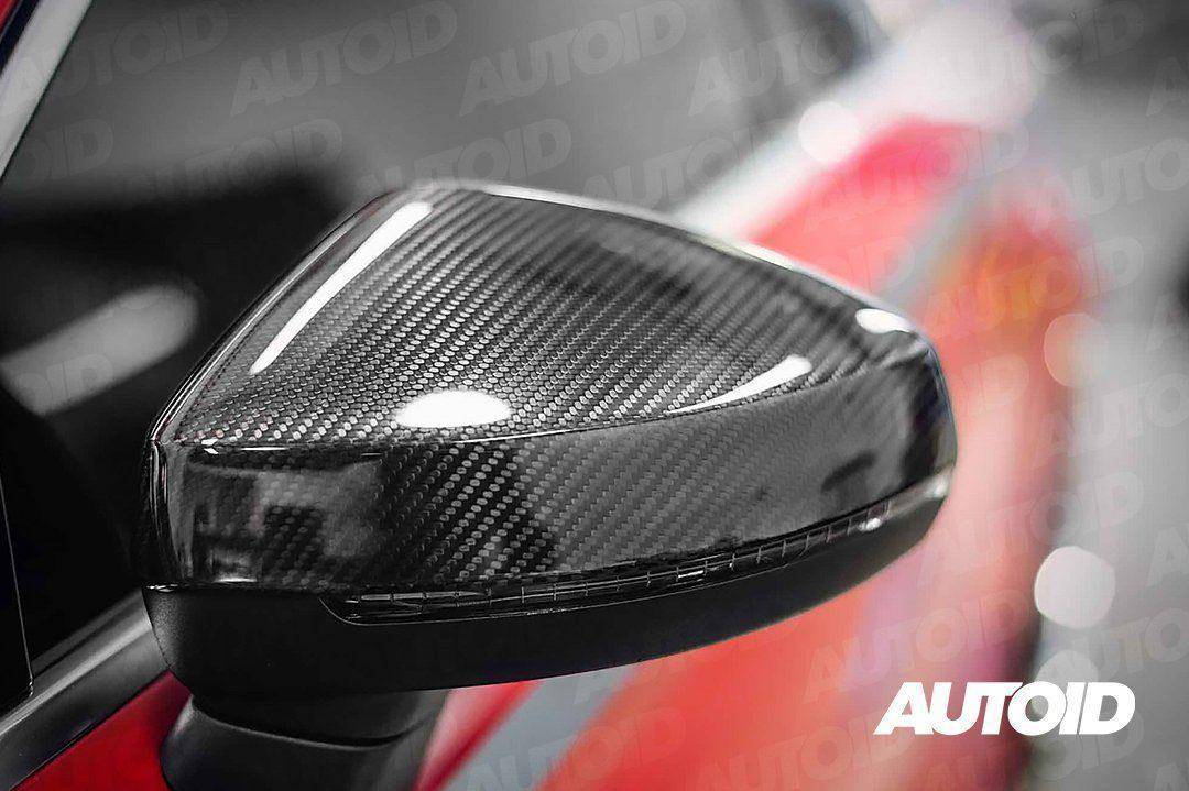 TRE Pre-preg Carbon Fibre Wing Mirror Covers for Audi A3 & RS3 (2012-2020, 8V), Mirror Covers, TRE - AUTOID | Premium Automotive Accessories