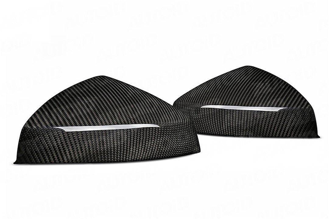 TRE Pre - preg Carbon Fibre Wing Mirror Covers for Audi A3 & RS3 (2012 - 2020, 8V) - AUTOID - Mirror Covers - TRE