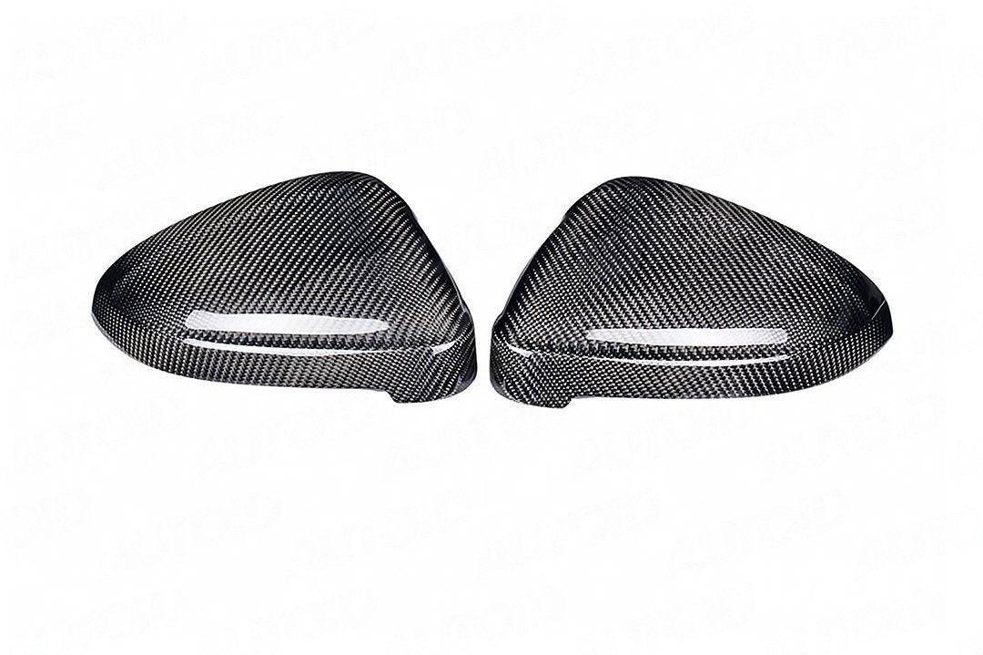 TRE Pre - preg Carbon Fibre Wing Mirror Covers for Audi A4 & A5 Series (2015+, B9) - AUTOID - Mirror Covers - TRE