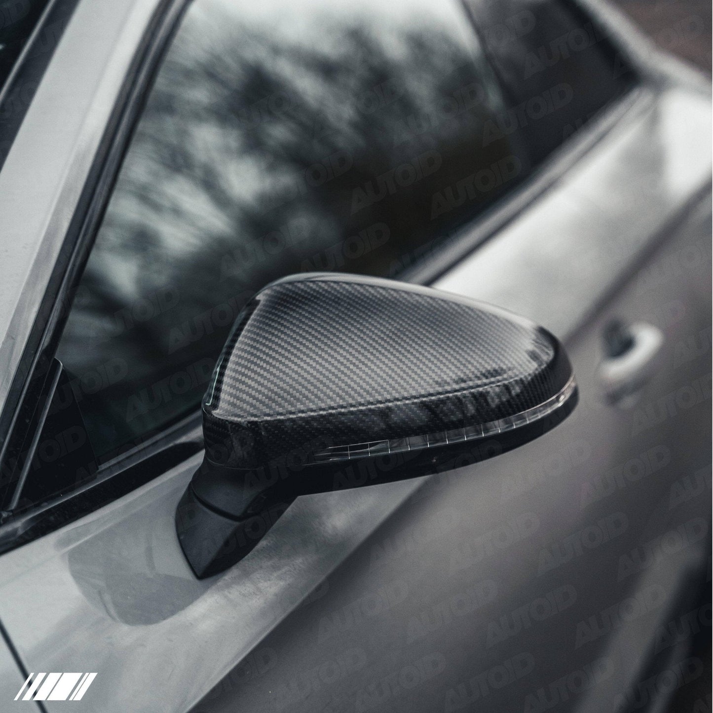 TRE Pre - preg Carbon Fibre Wing Mirror Covers for Audi A4 & A5 Series (2015+, B9) - AUTOID - Mirror Covers - TRE