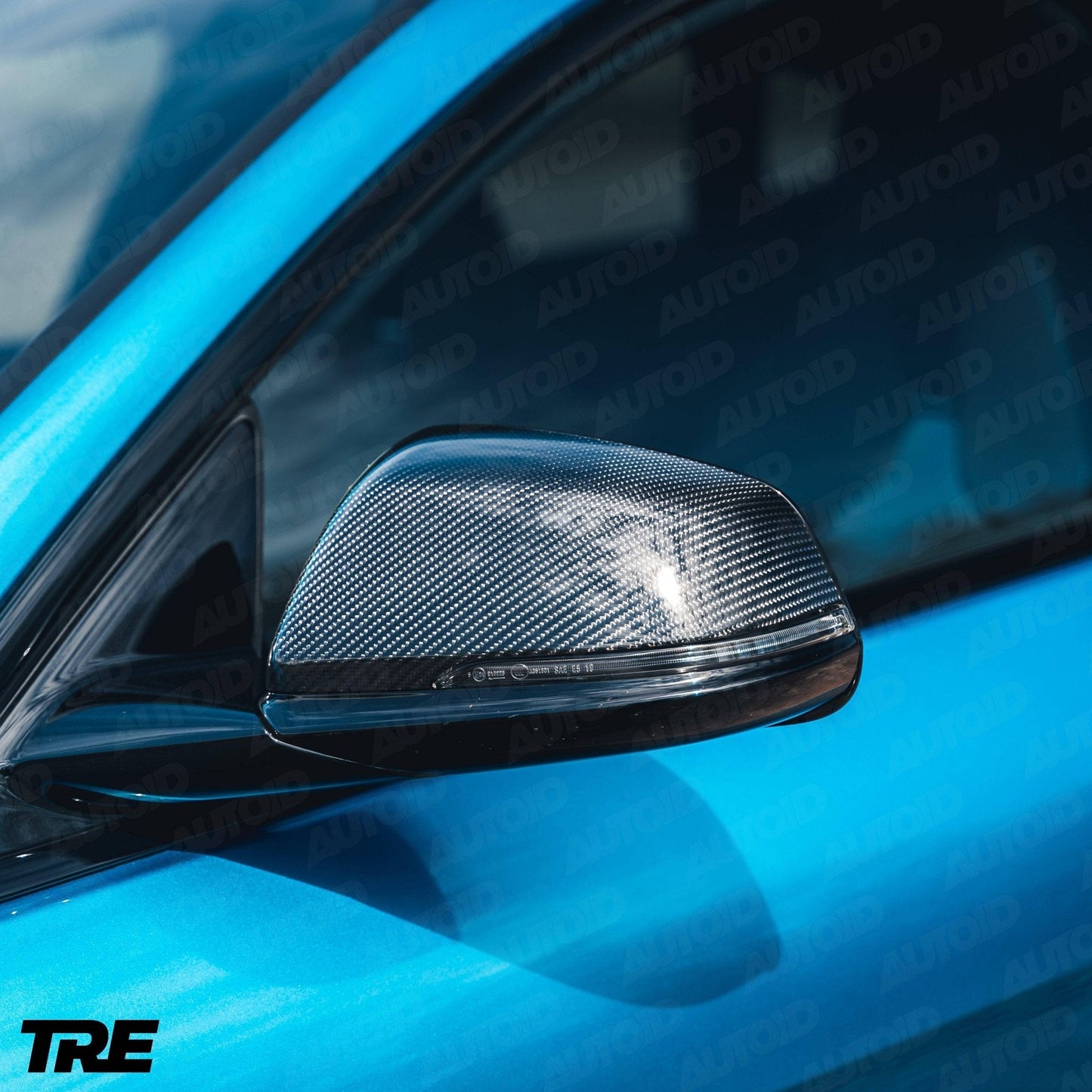 TRE Pre - preg Carbon Fibre Wing Mirror Covers for BMW & Supra (2019+, F40 F44 G29 J29) - AUTOID - Mirror Covers - TRE