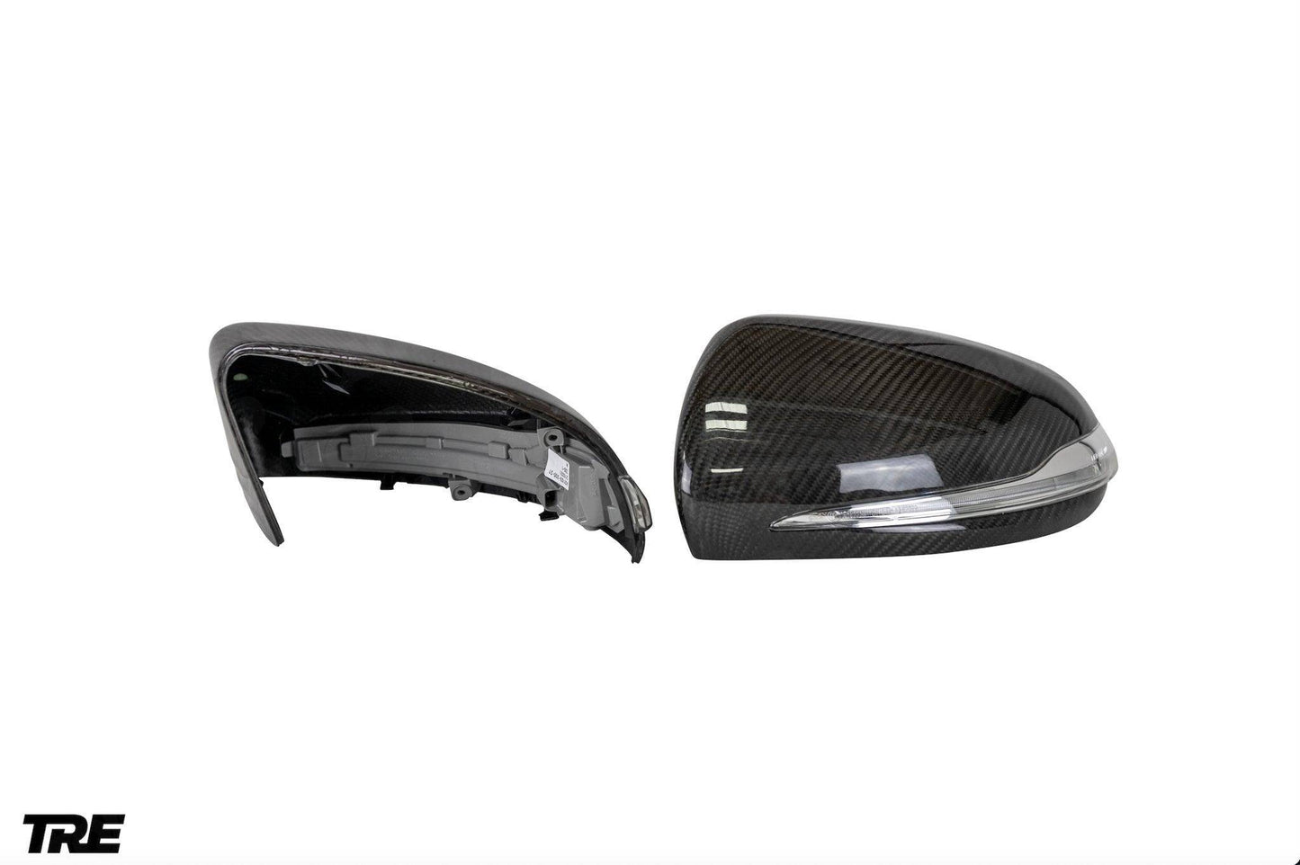 TRE Pre-preg Carbon Fibre Wing Mirror Covers for Mercedes C Class & C63 (2014+, W205), Mirror Covers, TRE - AUTOID | Premium Automotive Accessories