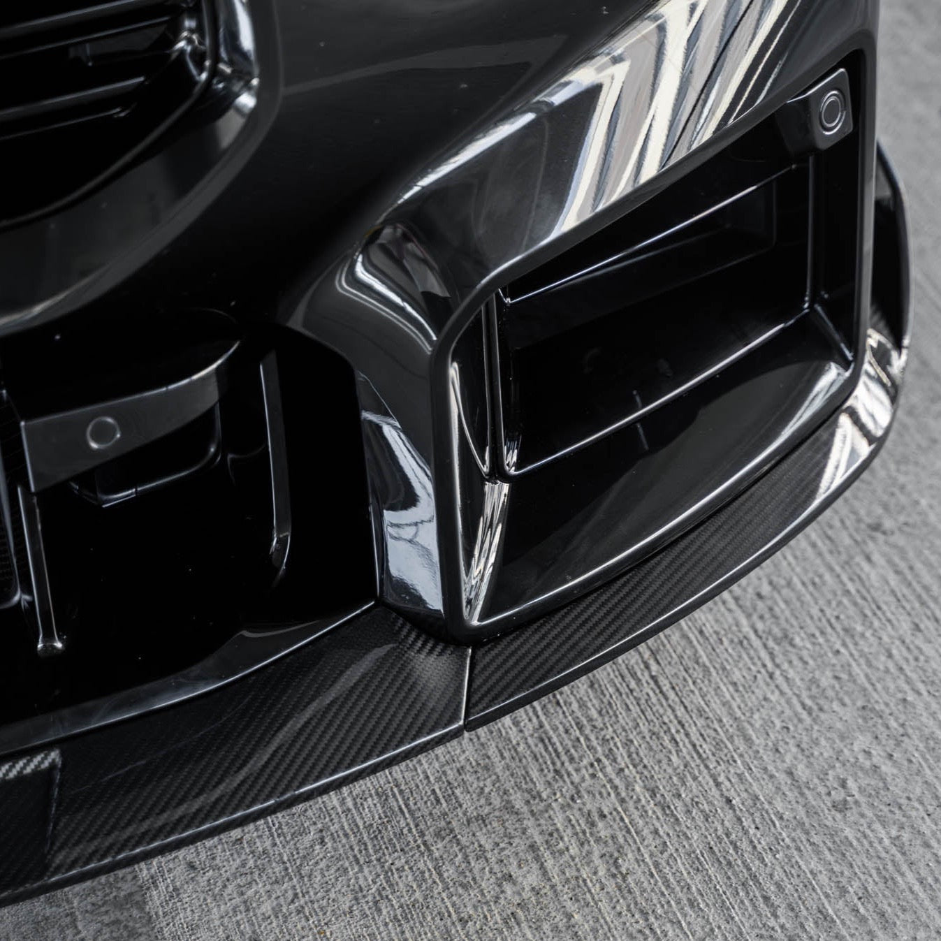 BMW G87 M2 TR87 Carbon Fibre Front Splitter by TRE (2023+, G87), Front Lips & Splitters, TRE - AUTOID | Premium Automotive Accessories