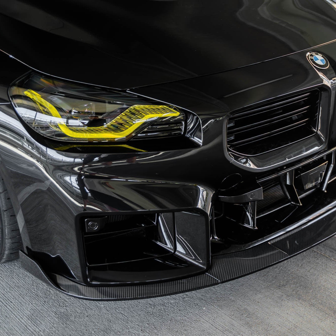 BMW G87 M2 TR87 Carbon Fibre Front Splitter by TRE (2023+, G87), Front Lips & Splitters, TRE - AUTOID | Premium Automotive Accessories