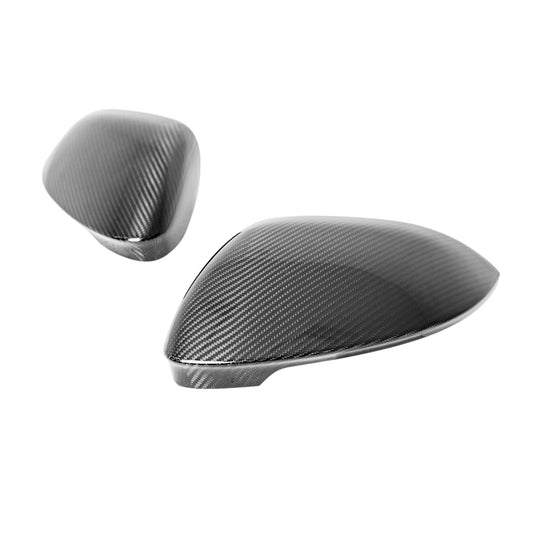 VW Golf, GTI & R Mk8 Pre - Preg Carbon Fibre Wing Mirror Covers by TRE (2019+) - AUTOID - Mirror Covers - TRE